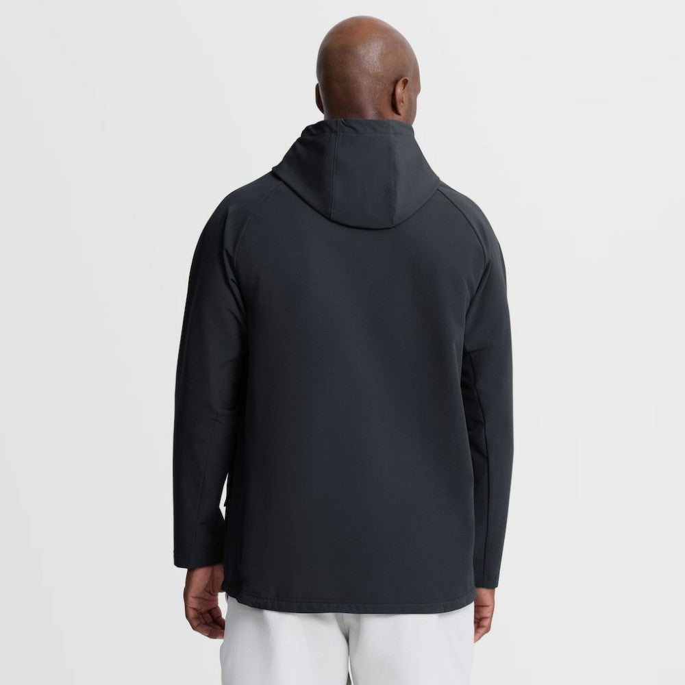 Washington Nationals Nike Authentic Collection Raglan Therma-FIT Full-Zip Hooded Jacket - Navy Jackets