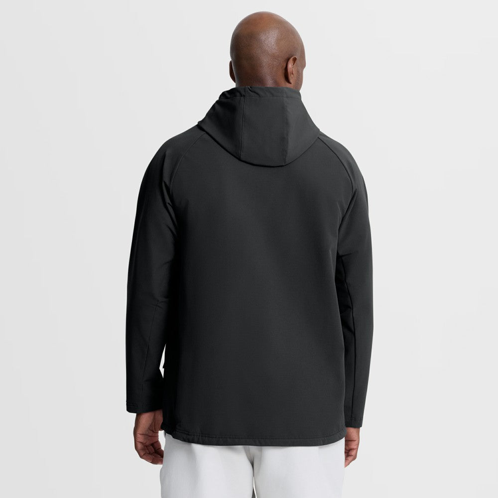 Miami Marlins Nike Authentic Collection Raglan Therma-FIT Full-Zip Hooded Jacket - Black Jackets