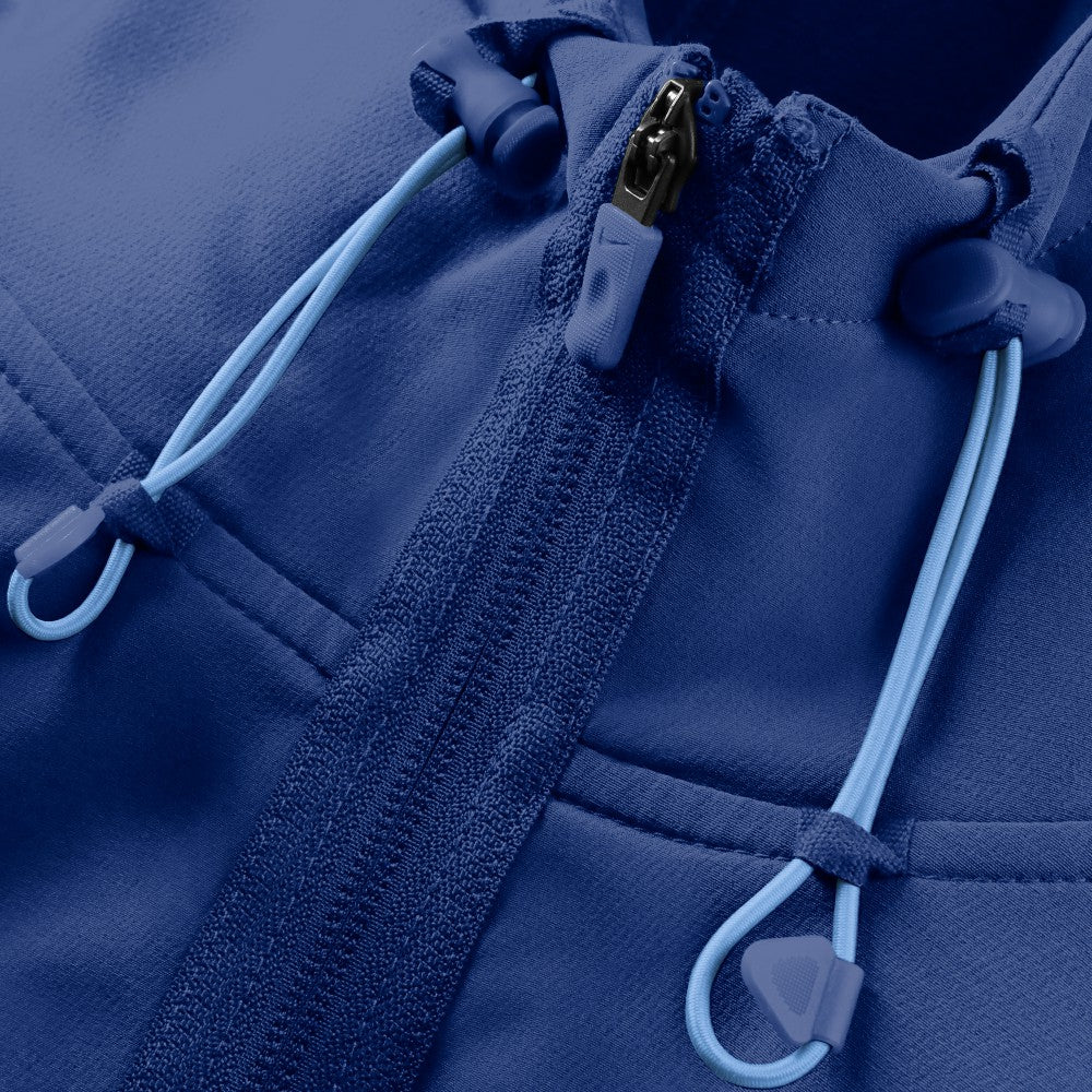 Kansas City Royals Nike Authentic Collection Raglan Therma-FIT Full-Zip Hooded Jacket - Royal Jackets