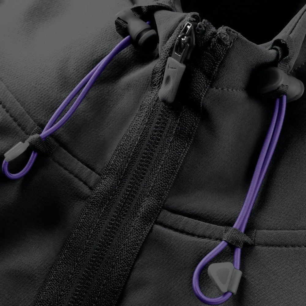 Colorado Rockies Nike Authentic Collection Raglan Therma-FIT Full-Zip Hooded Jacket - Black Jackets