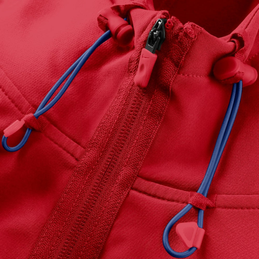 Philadelphia Phillies Nike Authentic Collection Raglan Therma-FIT Full-Zip Hooded Jacket - Red Jackets