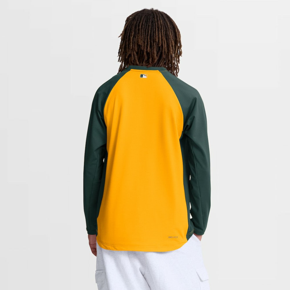 Athletics Nike Authentic Collection Raglan Dri-FIT Sweatshirt - Gold Sweatshirts