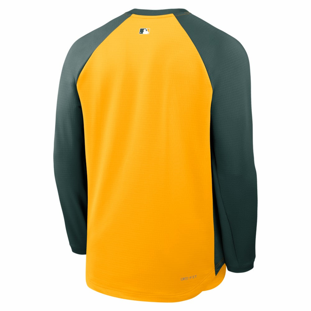 Athletics Nike Authentic Collection Raglan Dri-FIT Sweatshirt - Gold Sweatshirts