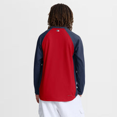 Boston Red Sox Nike Authentic Collection Raglan Dri-FIT Sweatshirt - Red Sweatshirts