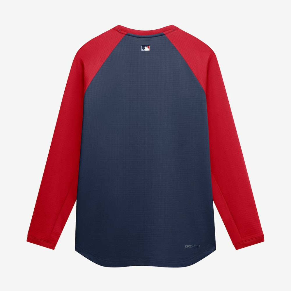 St. Louis Cardinals Nike Authentic Collection Raglan Dri-FIT Sweatshirt - Navy Sweatshirts