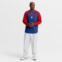 Philadelphia Phillies Nike Authentic Collection Raglan Dri-FIT Sweatshirt - Royal Sweatshirts