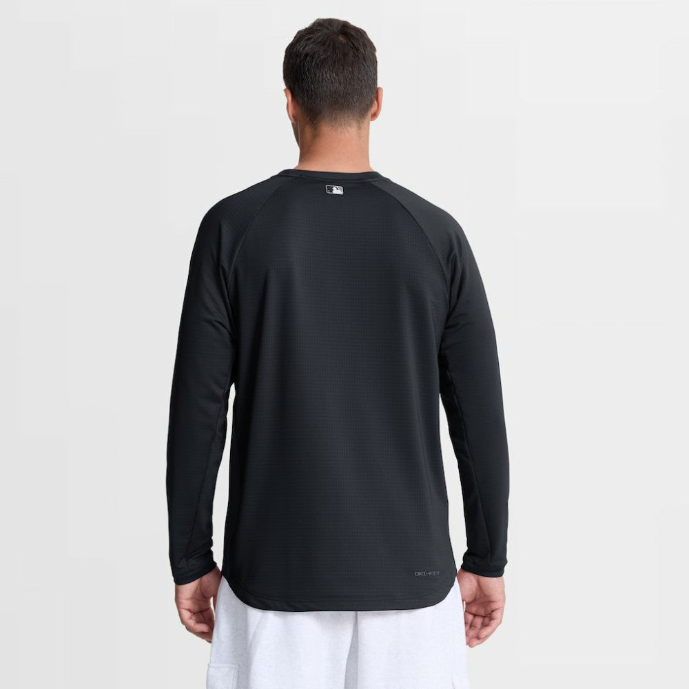 New York Yankees Nike Authentic Collection Raglan Dri-FIT Sweatshirt - Navy Sweatshirts