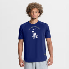 Los Angeles Dodgers Nike Authentic Collection Batting Practice Pre-Game Raglan Dri-FIT Top - Royal Tops