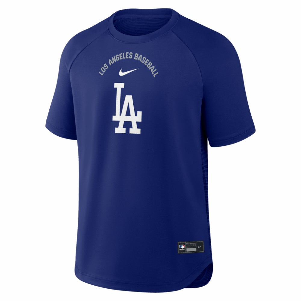 Los Angeles Dodgers Nike Authentic Collection Batting Practice Pre-Game Raglan Dri-FIT Top - Royal Tops