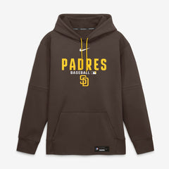 San Diego Padres Nike Authentic Collection Therma-FIT Hoodie - Brown Hoodies