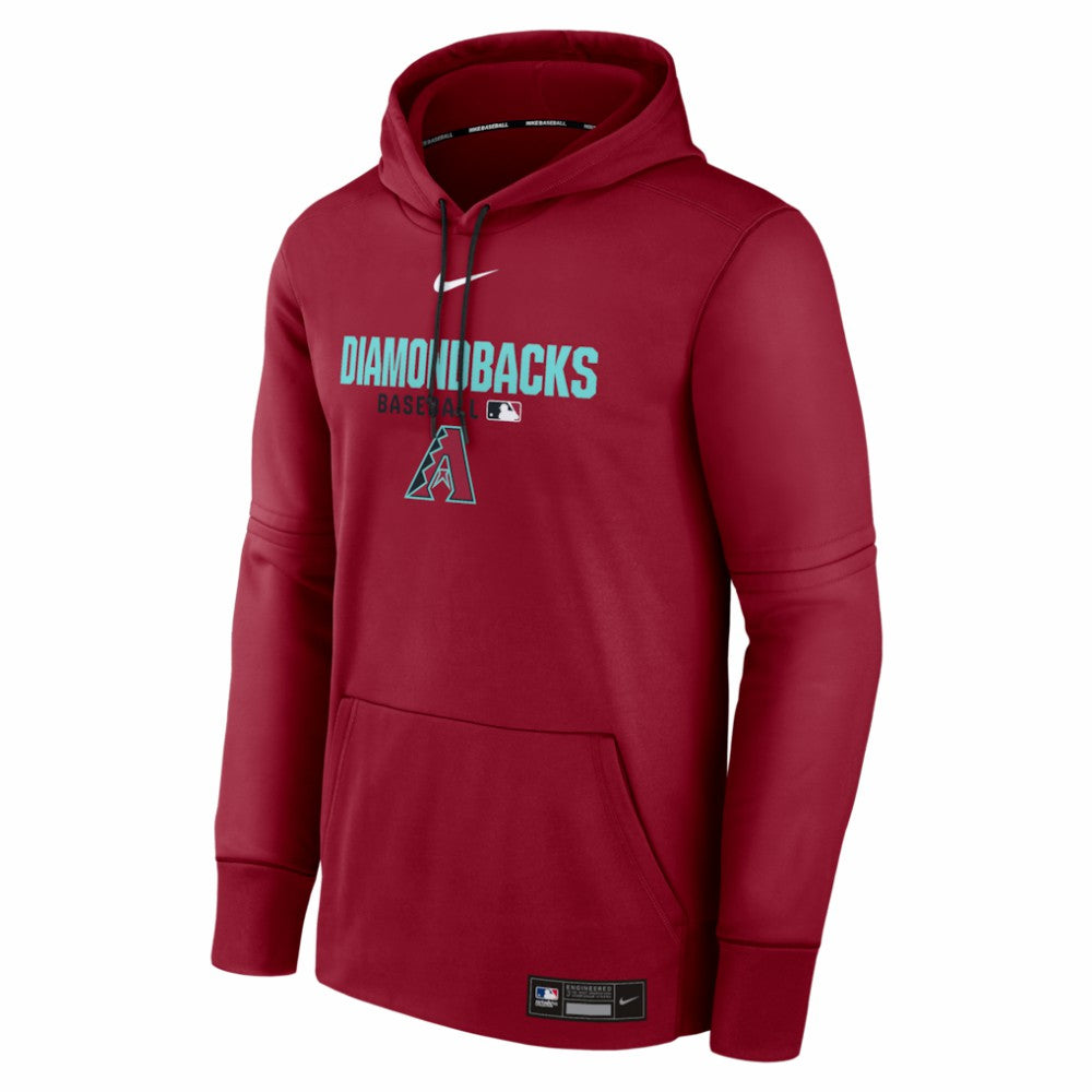 Arizona Diamondbacks Nike Authentic Collection Therma-FIT Hoodie - Red Hoodies