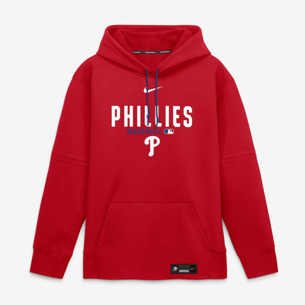 Philadelphia Phillies Nike Authentic Collection Therma-FIT Hoodie - Red Hoodies