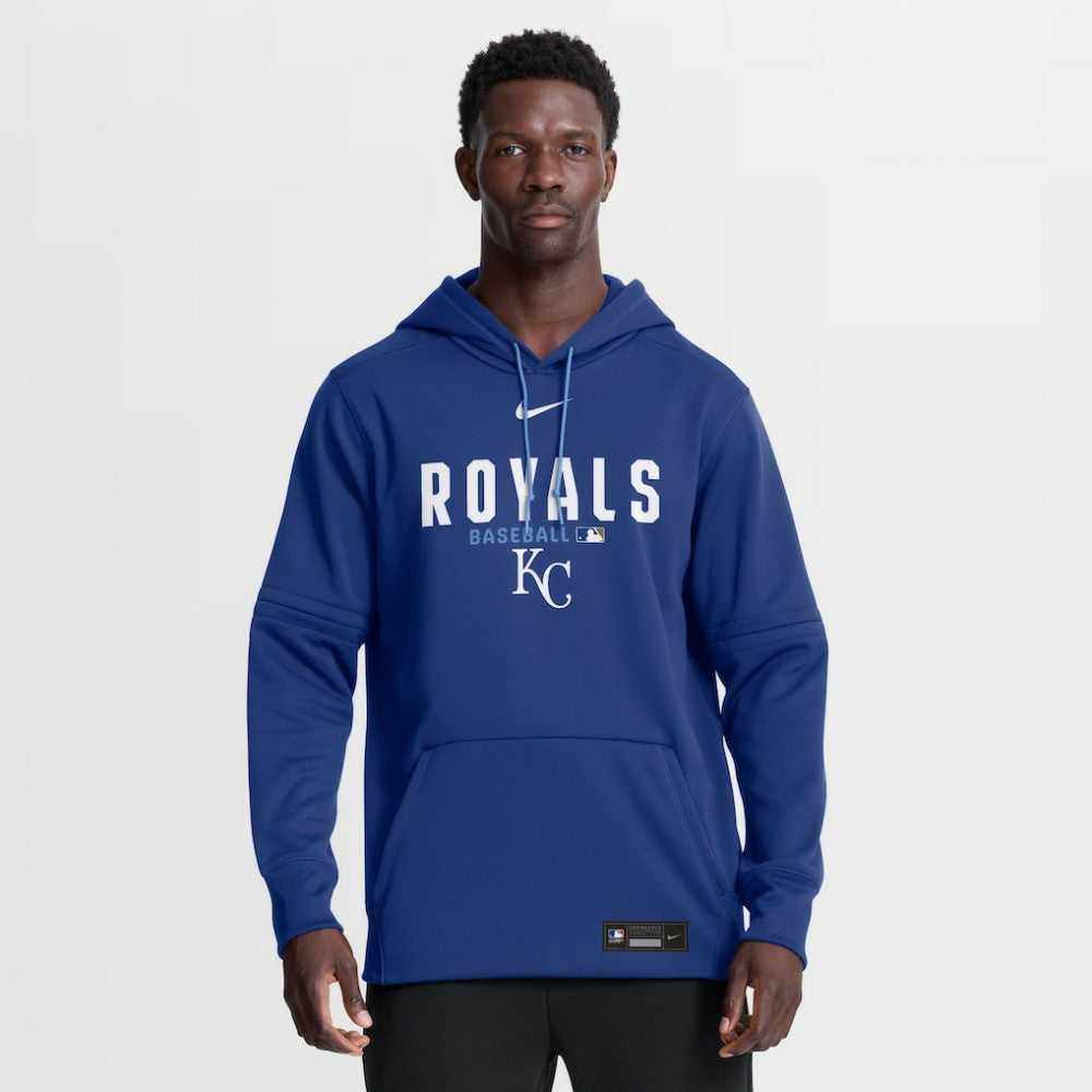 Kansas City Royals Nike Authentic Collection Therma-FIT Hoodie - Royal Hoodies