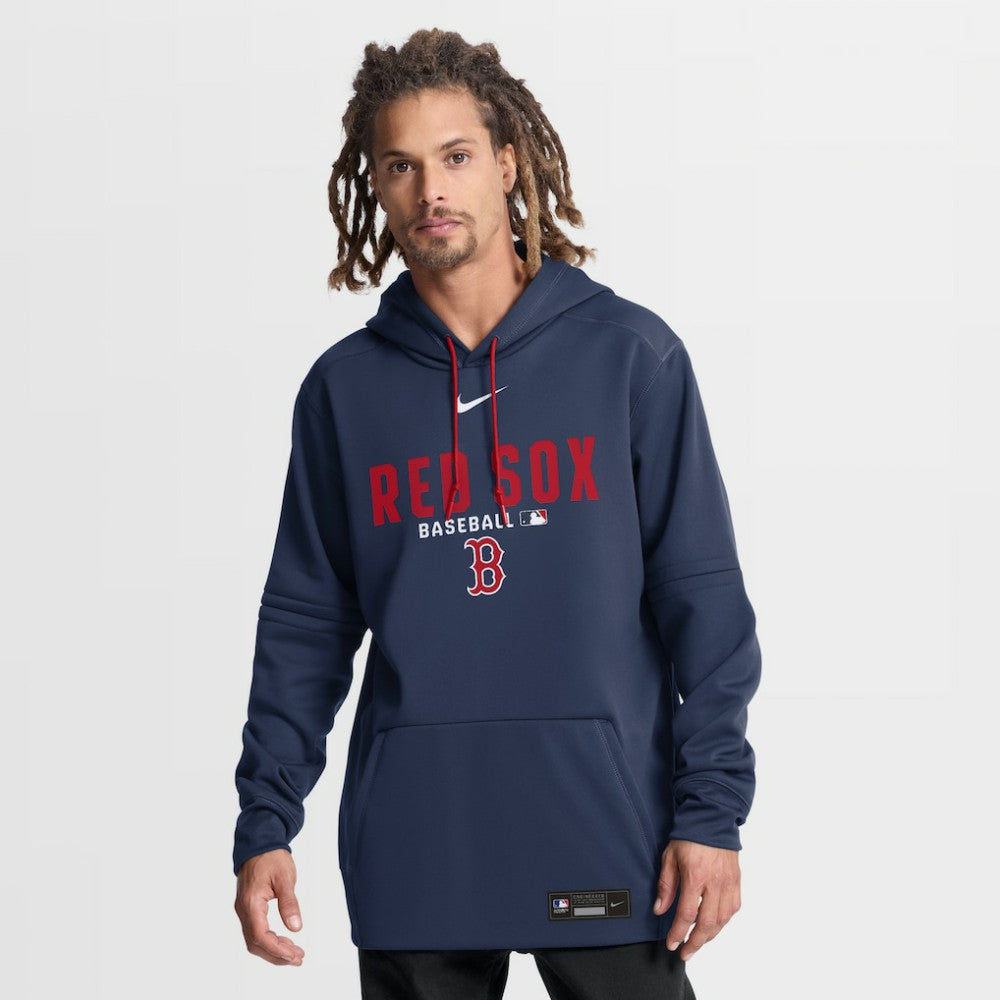 Boston Red Sox Nike Authentic Collection Therma-FIT Hoodie - Navy Hoodies