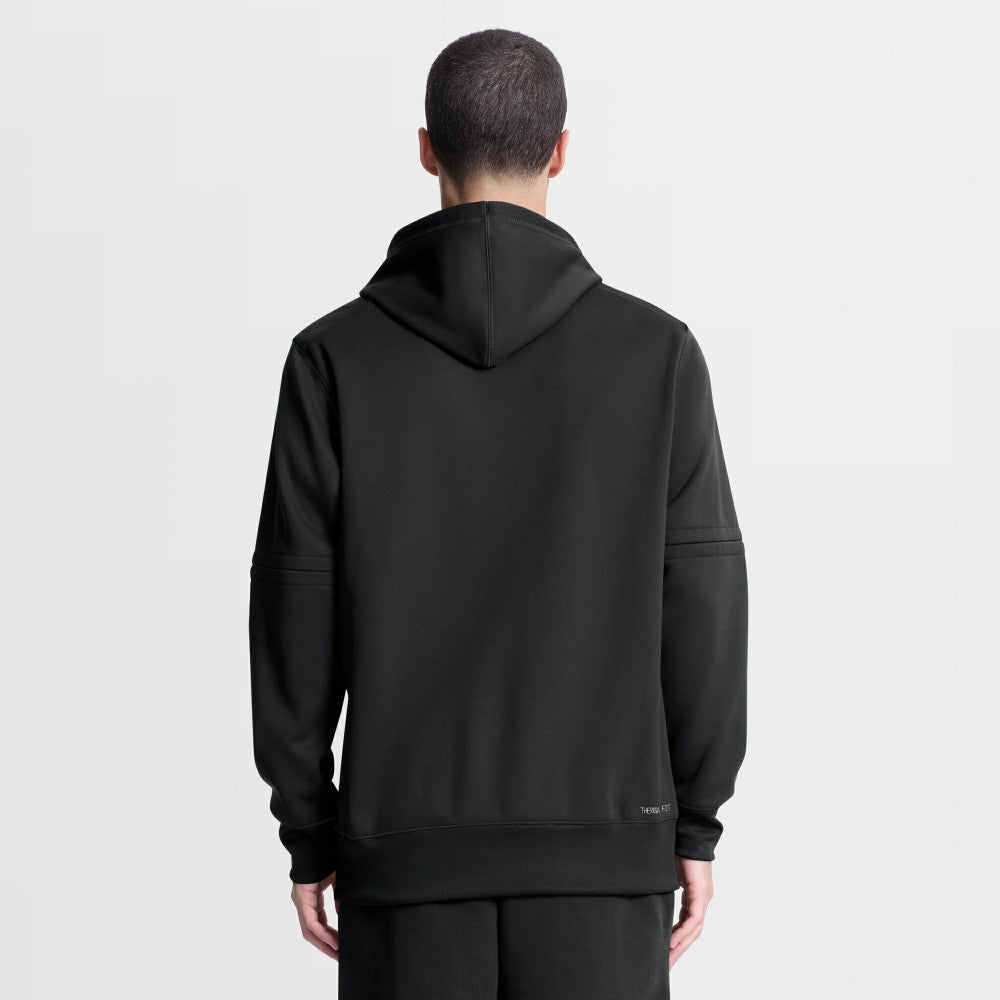 Miami Marlins Nike Authentic Collection Therma-FIT Hoodie - Black Hoodies