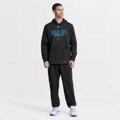Miami Marlins Nike Authentic Collection Therma-FIT Hoodie - Black Hoodies