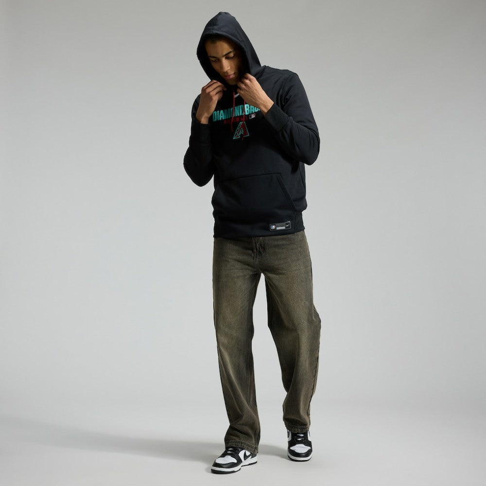 Arizona Diamondbacks Nike Authentic Collection Therma-FIT Hoodie - Black Hoodies