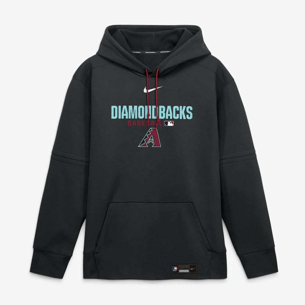 Arizona Diamondbacks Nike Authentic Collection Therma-FIT Hoodie - Black Hoodies
