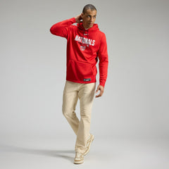 Washington Nationals Nike Authentic Collection Therma-FIT Hoodie - Red Hoodies