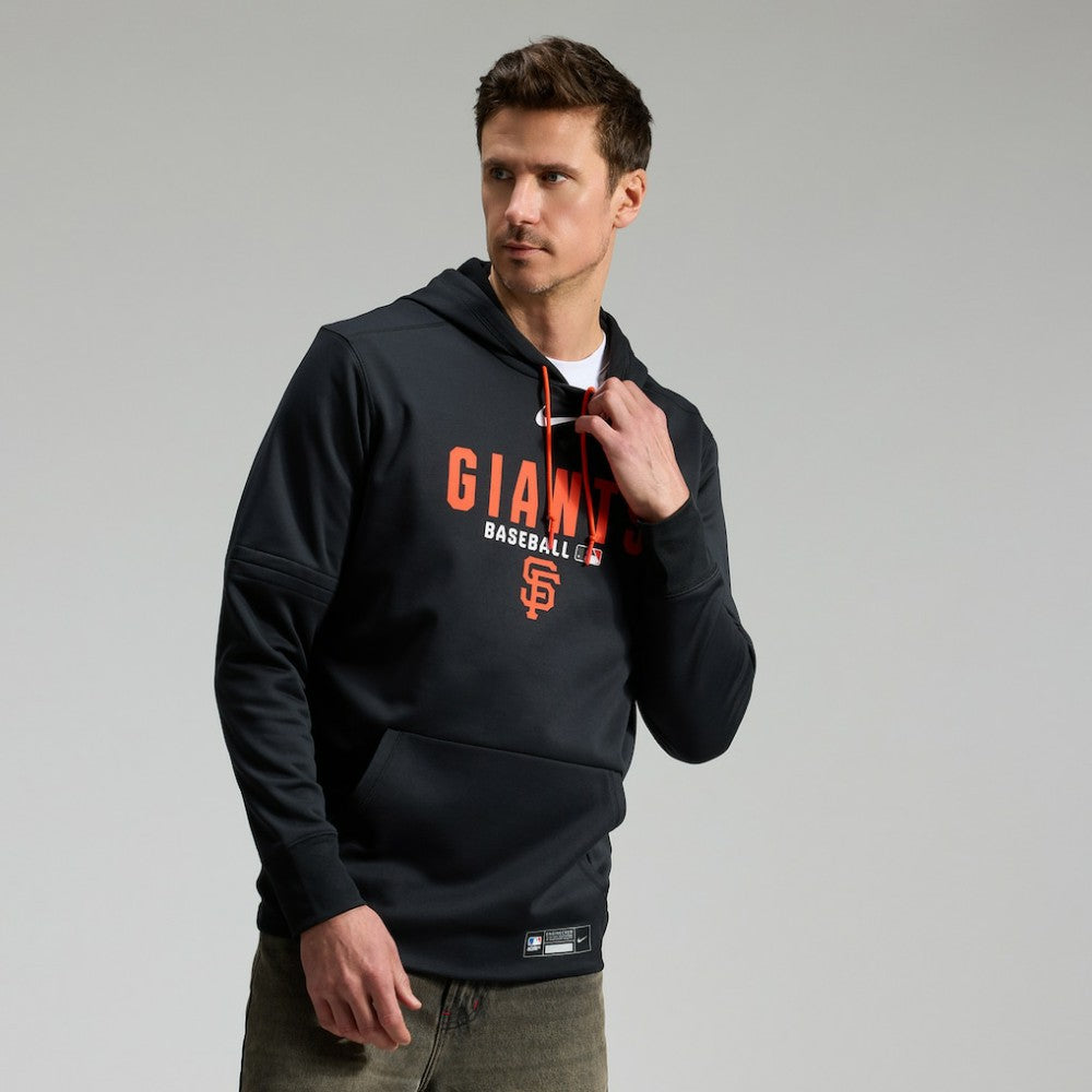 San Francisco Giants Nike Authentic Collection Therma-FIT Hoodie - Black Hoodies