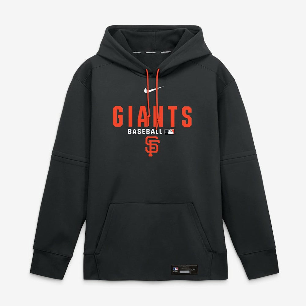 San Francisco Giants Nike Authentic Collection Therma-FIT Hoodie - Black Hoodies