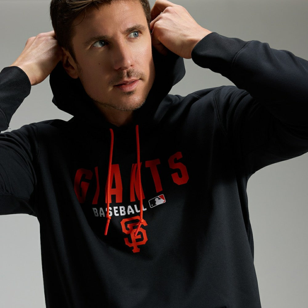 San Francisco Giants Nike Authentic Collection Therma-FIT Hoodie - Black Hoodies
