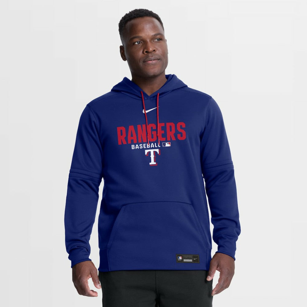 Texas Rangers Nike Authentic Collection Therma-FIT Hoodie - Royal Hoodies