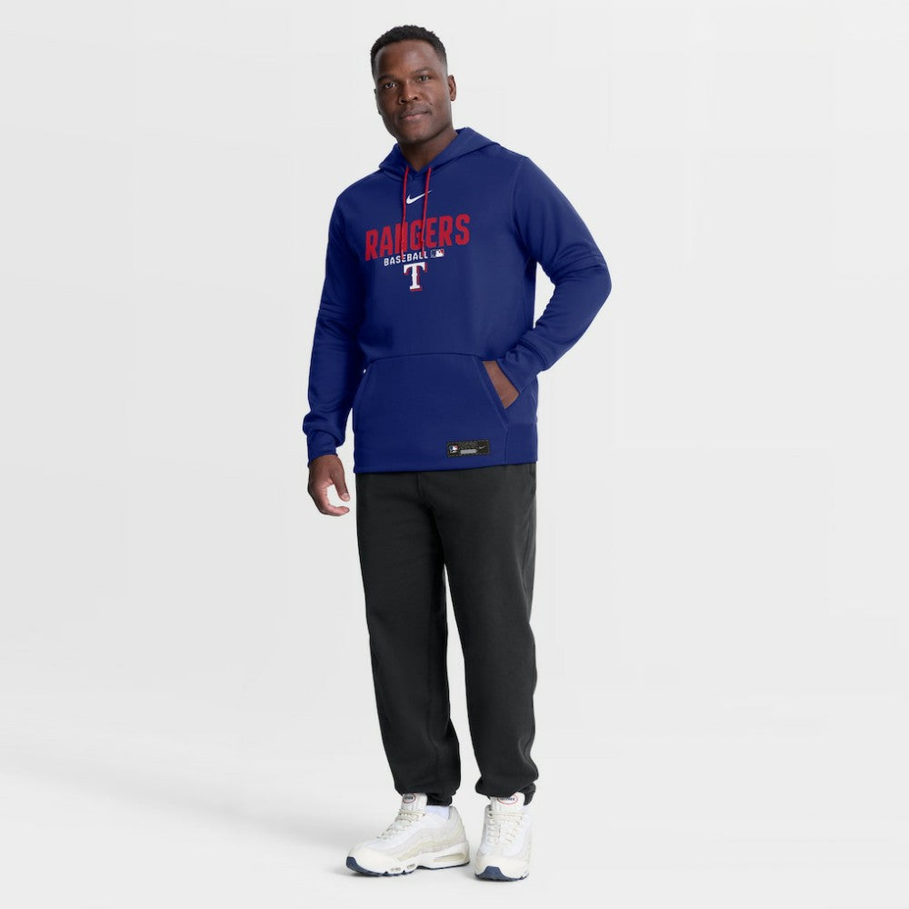 Texas Rangers Nike Authentic Collection Therma-FIT Hoodie - Royal Hoodies