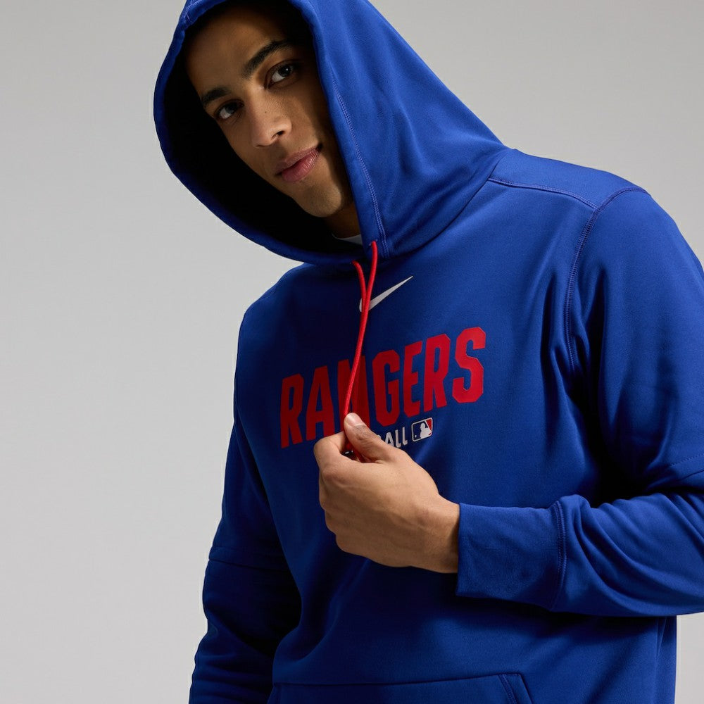 Texas Rangers Nike Authentic Collection Therma-FIT Hoodie - Royal Hoodies