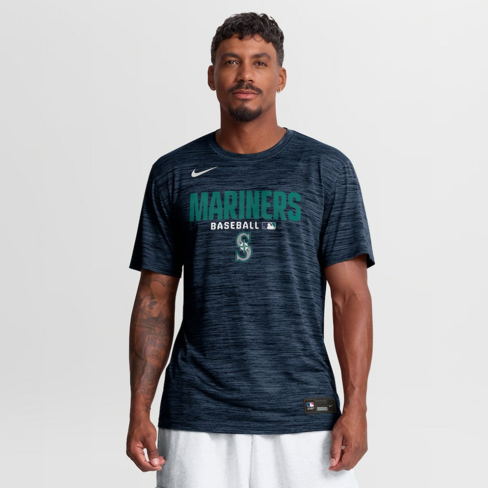 Seattle Mariners Nike Authentic Collection Velocity Dri-FIT T-Shirt - Navy T-shirts