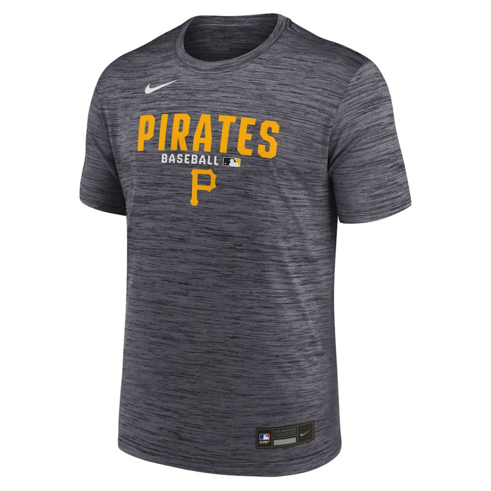 Pittsburgh Pirates Nike Authentic Collection Velocity Dri-FIT T-Shirt - Black T-shirts