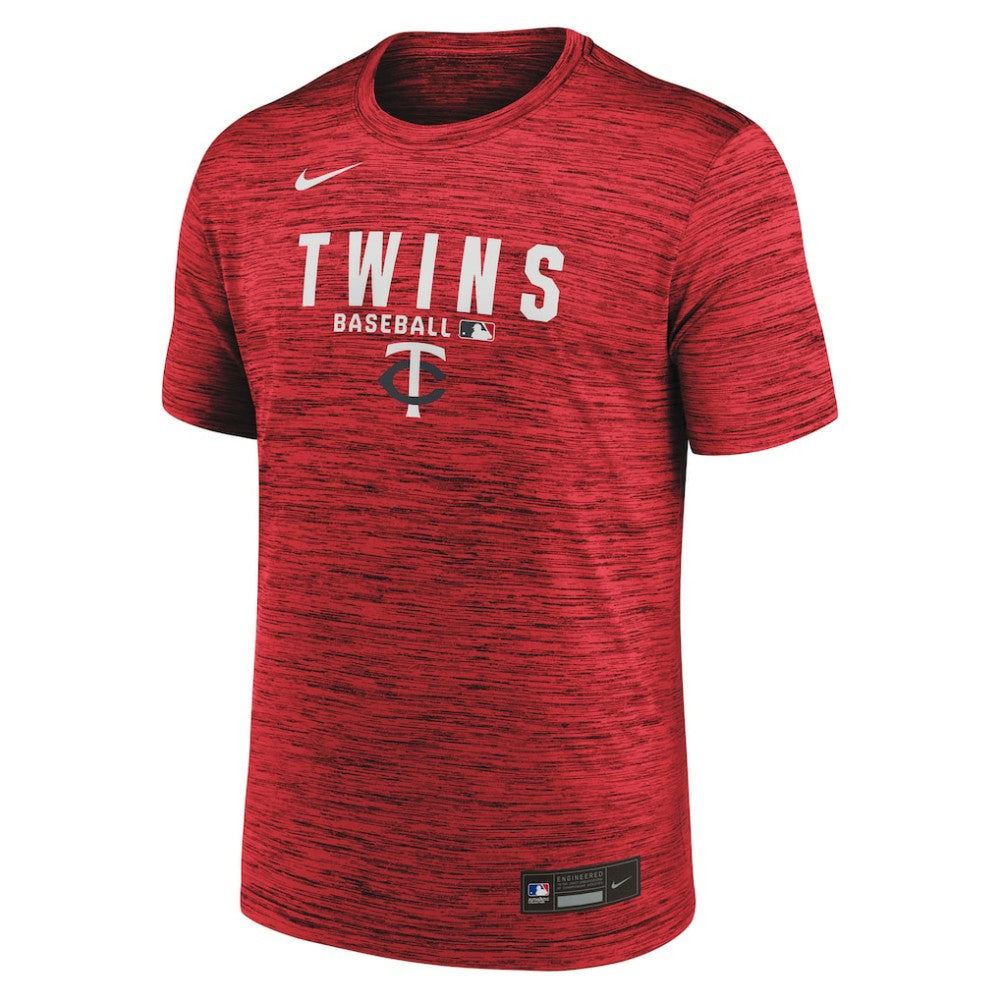Minnesota Twins Nike Authentic Collection Velocity Dri-FIT T-Shirt - Red T-shirts
