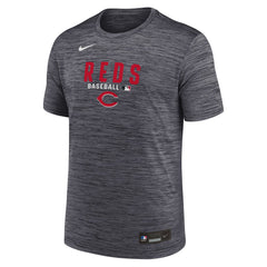 Cincinnati Reds Nike Authentic Collection Velocity Dri-FIT T-Shirt - Black T-shirts