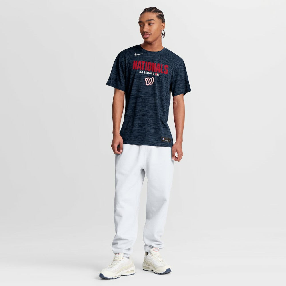 Washington Nationals Nike Authentic Collection Velocity Dri-FIT T-Shirt - Navy T-shirts