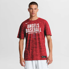 Los Angeles Angels Nike Authentic Collection Velocity Dri-FIT T-Shirt - Red T-shirts