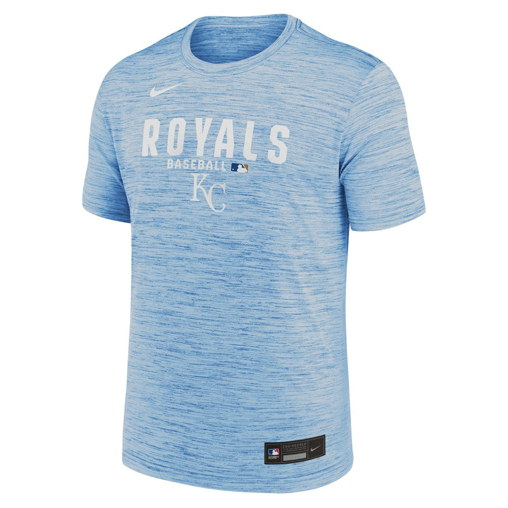 Kansas City Royals Nike Authentic Collection Velocity Dri-FIT T-Shirt - Light Blue T-shirts