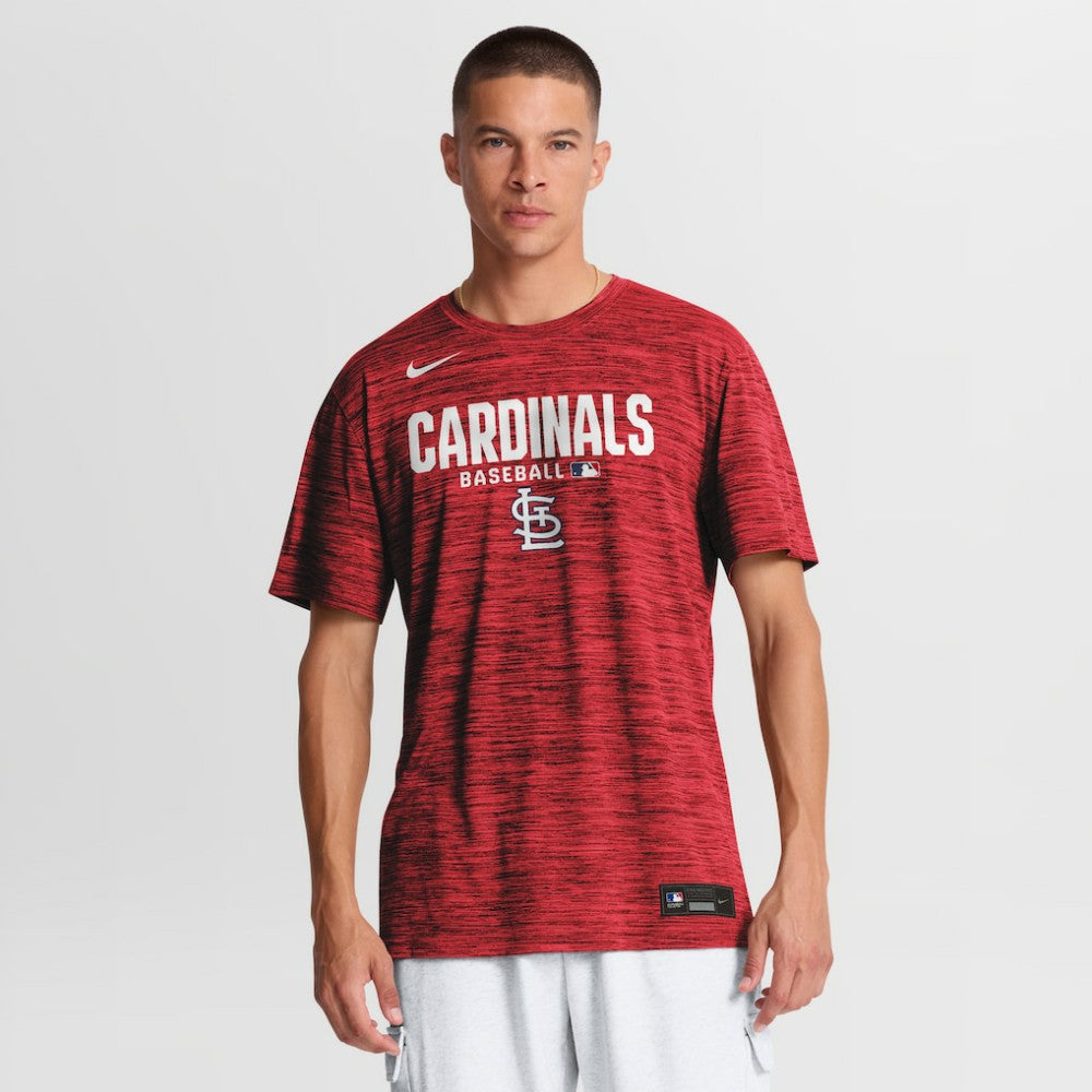 St. Louis Cardinals Nike Authentic Collection Velocity Dri-FIT T-Shirt - Red T-shirts