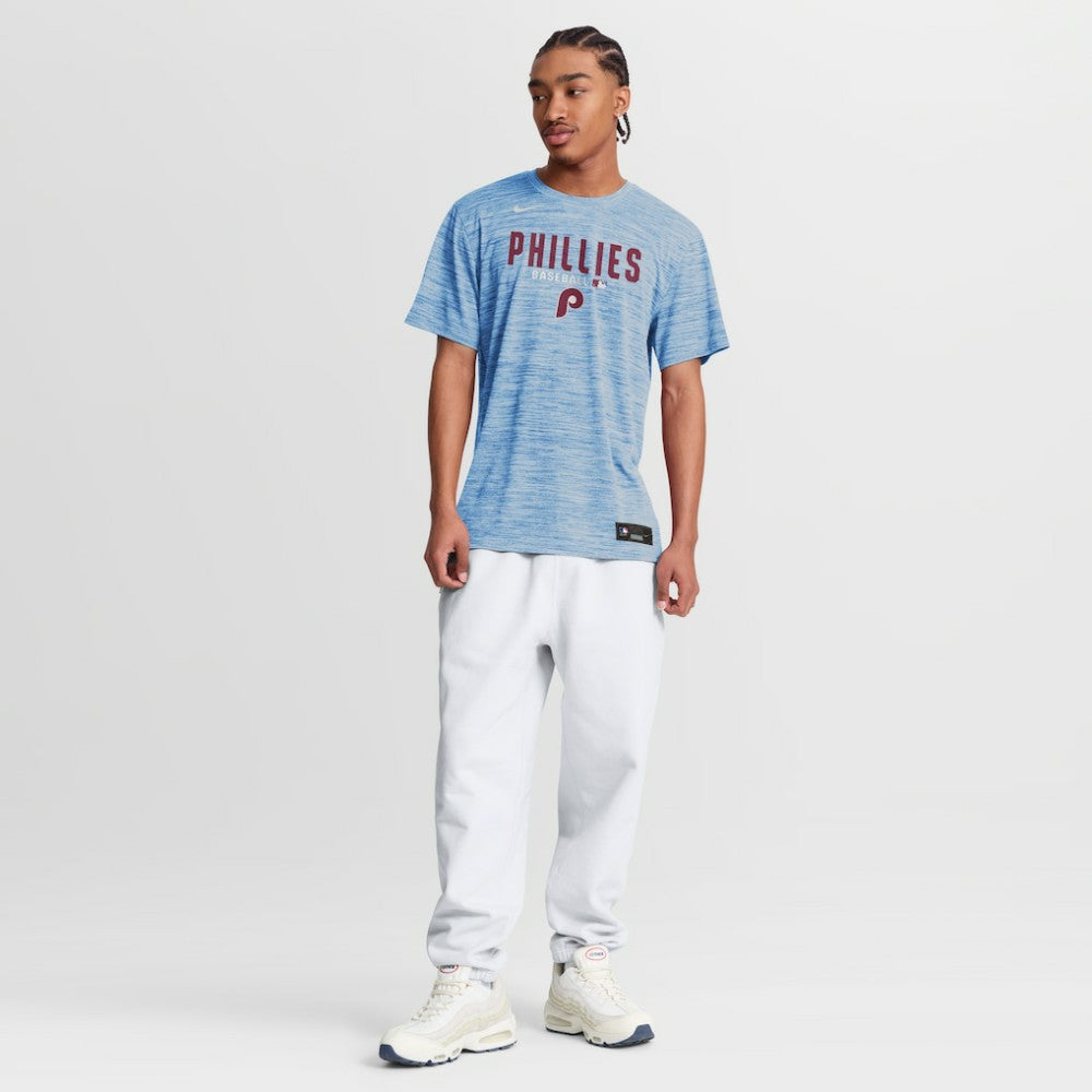 Philadelphia Phillies Nike Authentic Collection Velocity Dri-FIT T-Shirt - Light Blue T-shirts