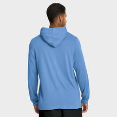 Philadelphia Phillies Nike Authentic Collection Dri-FIT Long Sleeve Hooded T-Shirt - Light Blue T-shirts