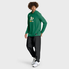 Athletics Nike Authentic Collection Dri-FIT Long Sleeve Hooded T-Shirt - Kelly Green T-shirts
