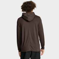 San Diego Padres Nike Authentic Collection Dri-FIT Long Sleeve Hooded T-Shirt - Brown T-shirts