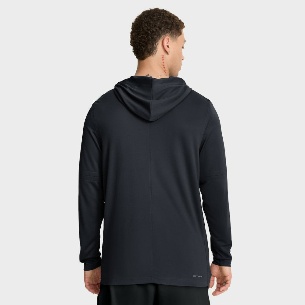 New York Yankees Nike Authentic Collection Dri-FIT Long Sleeve Hooded T-Shirt - Navy T-shirts