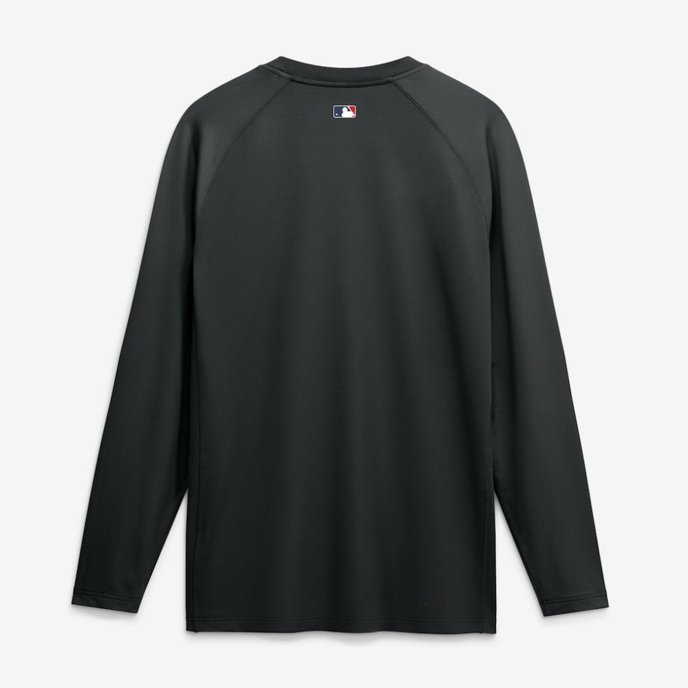 Los Angeles Dodgers Nike Authentic Collection Game Time Raglan Long Sleeve T-Shirt - Black T-shirts