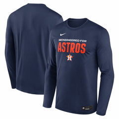 Houston Astros Nike Authentic Collection Legend Dri-FIT Long Sleeve T-Shirt - Navy T-shirts