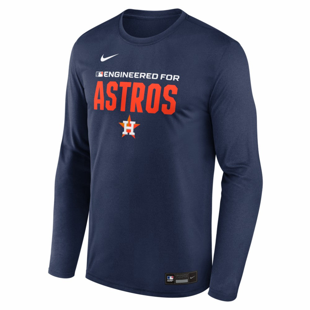 Houston Astros Nike Authentic Collection Legend Dri-FIT Long Sleeve T-Shirt - Navy T-shirts