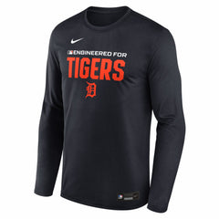 Detroit Tigers Nike Authentic Collection Legend Dri-FIT Long Sleeve T-Shirt - Navy T-shirts