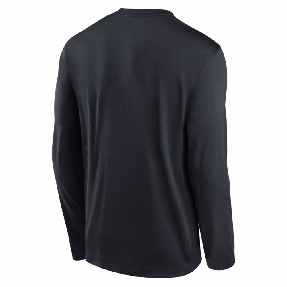 Cleveland Guardians Nike Authentic Collection Legend Dri-FIT Long Sleeve T-Shirt - Black T-shirts