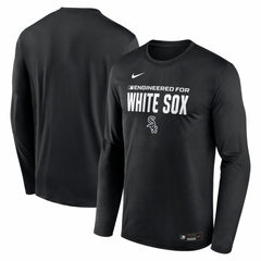 Chicago White Sox Nike Authentic Collection Legend Dri-FIT Long Sleeve T-Shirt - Black T-shirts
