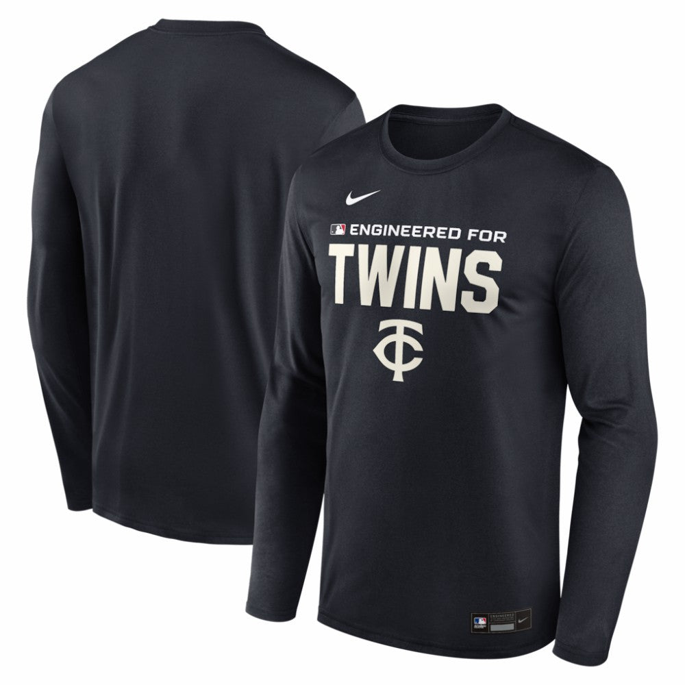 Minnesota Twins Nike Authentic Collection Legend Dri-FIT Long Sleeve T-Shirt - Navy T-shirts