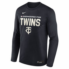 Minnesota Twins Nike Authentic Collection Legend Dri-FIT Long Sleeve T-Shirt - Navy T-shirts